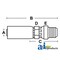 A & I Products (HC-MPX) Male NPTF - Pipe Swivel - Straight 4" x4" x2" A-MPX-08-08 - alternate 1